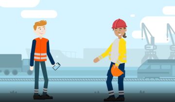 AFZ Rostock und Rostocker Hafenunternehmen entwickeln im Rahmen des BMBF-geförderten Projektes "Netzwerk Q 4.0" ein Animationsvideo