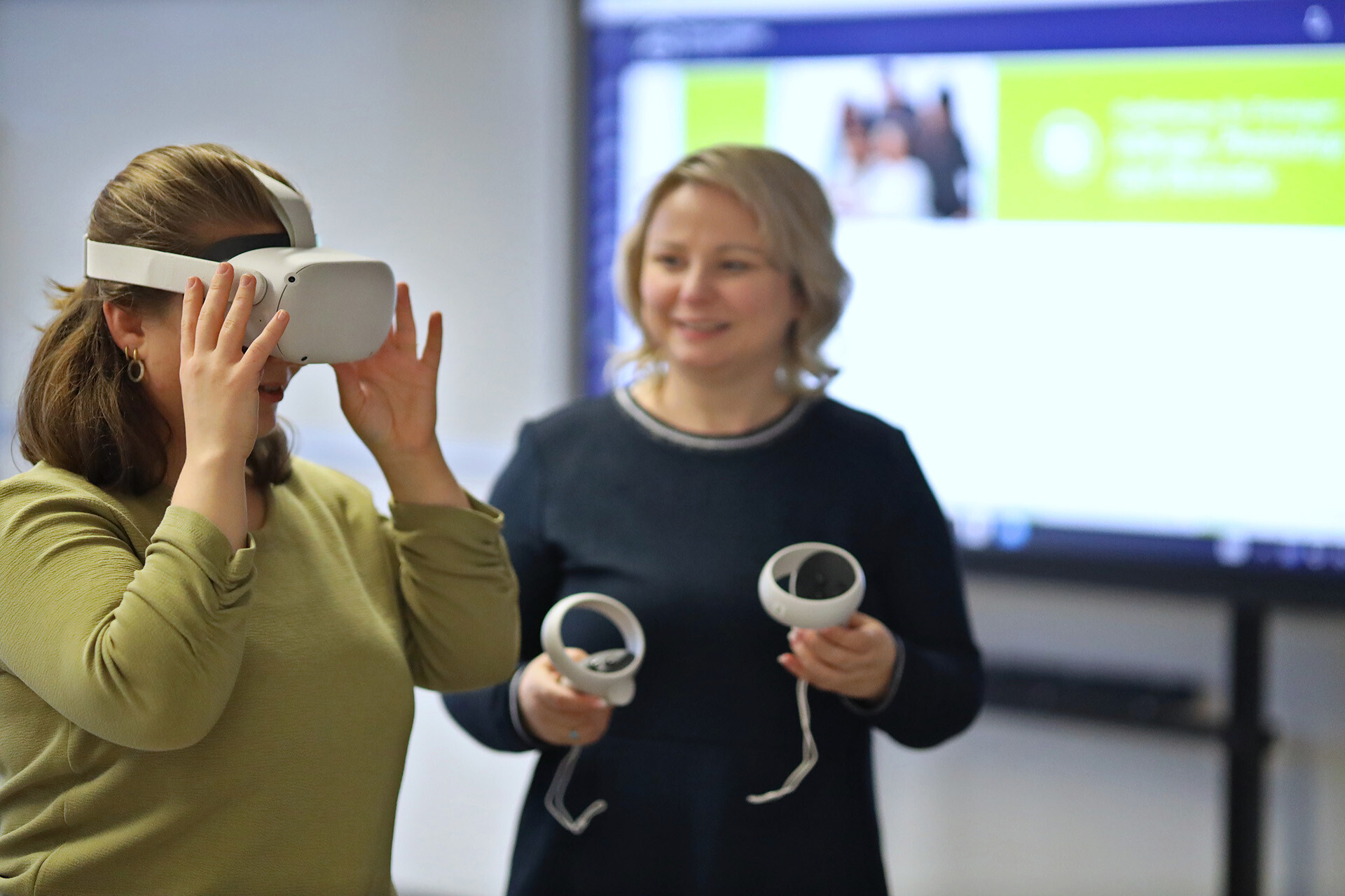 Mediales Lernen mit VR Brille im AFZ Rostock
