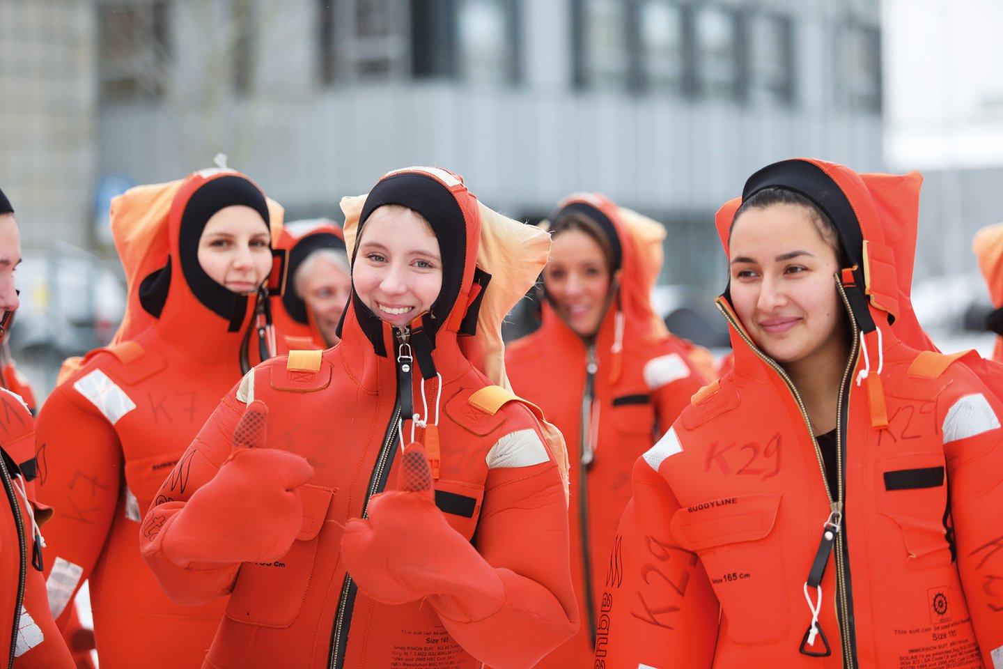 Mädchen beim Girls' Day 2025 im AFZ Rostock