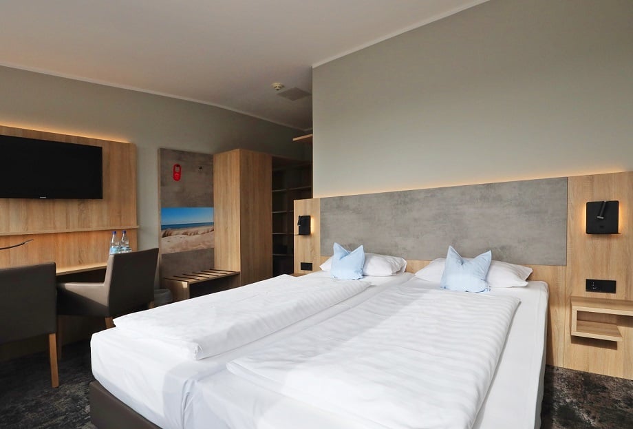 Doppelzimmer im Hotel Am KAI 334 im AFZ Rostock