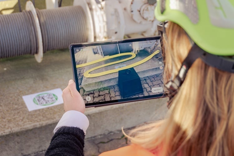 Anschlagprüfung mit Hilfe eines Tablets